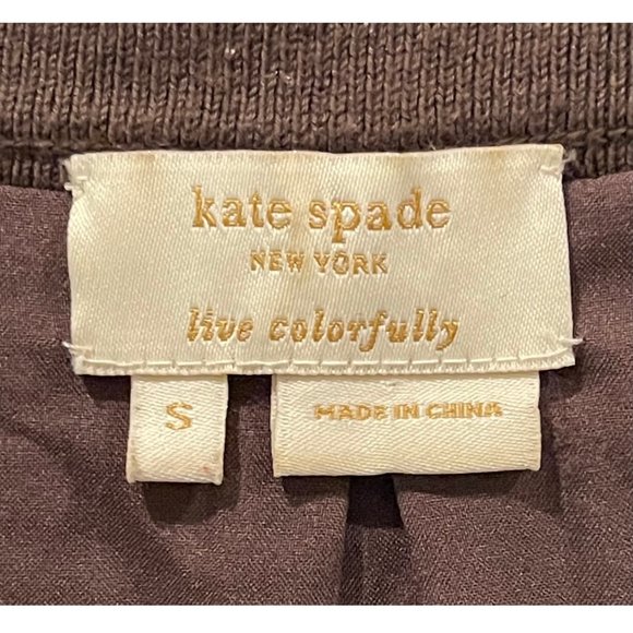 KATE SPADE Beaded Brown Cardigan - Picture 2 of 7
